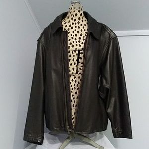 Sexy Mens Leather Eddie Bauer Jacket
